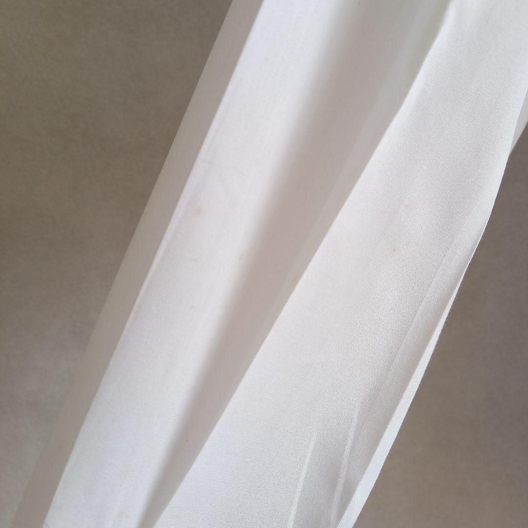 白シャツ　マディソンブルー　ロゴ刺繍　00　B.D タイプライター