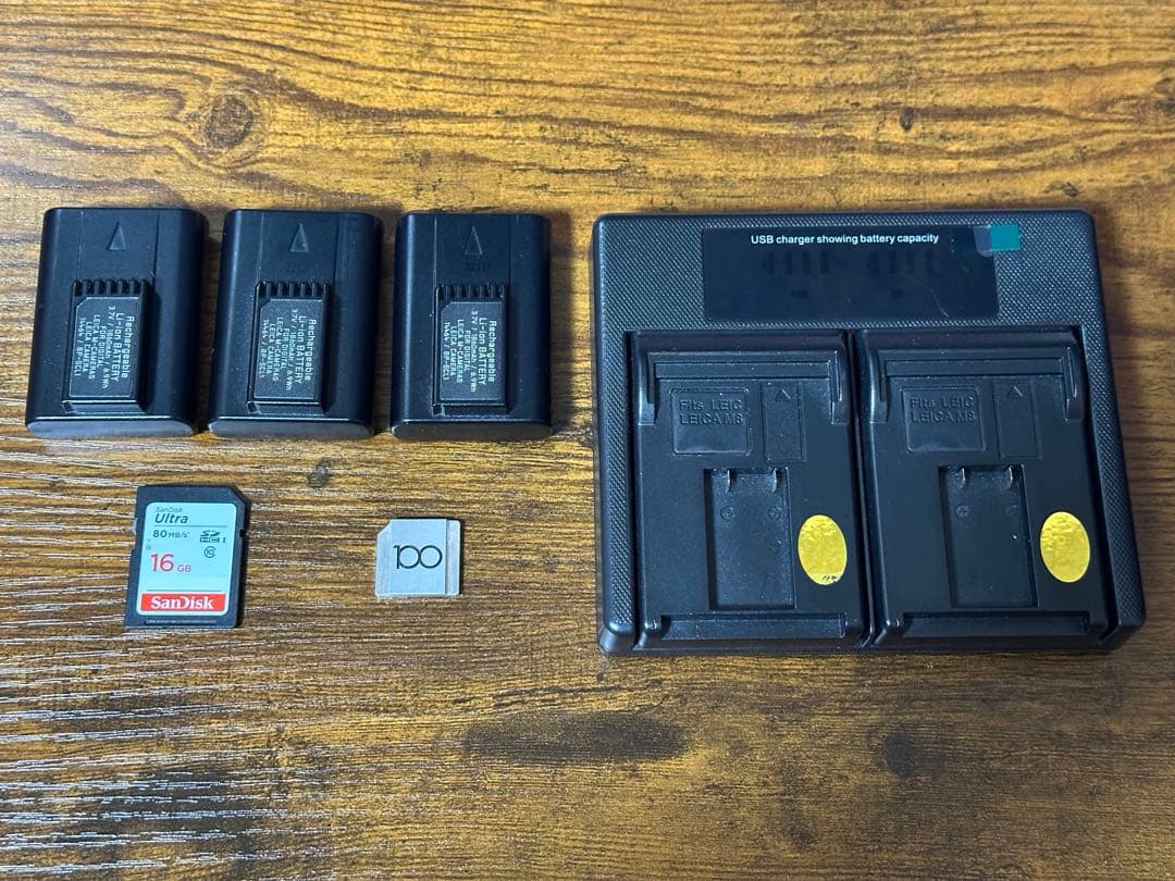 ライカleica M9-P カメラ　整備済美品　バッテリー3個付き