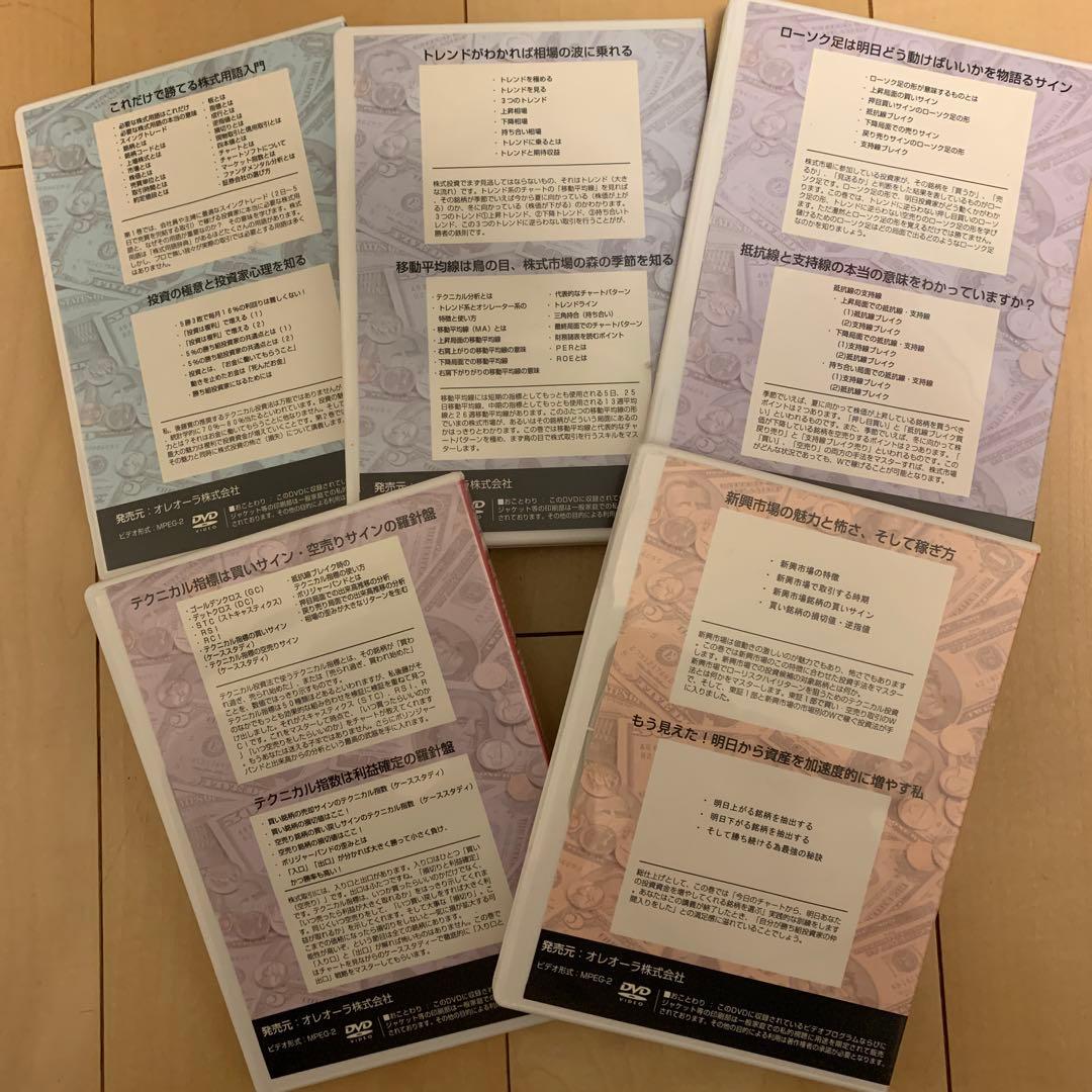 【ほぼ新品】後藤寛　データ分析投資法マスタースクール Vol.1-10オレオーラ