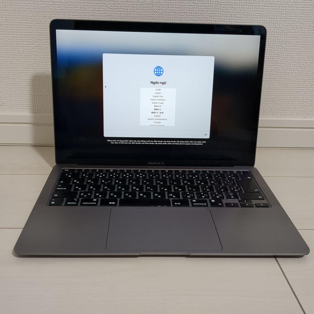 M1 MacBook Air Retinaディスプレイ