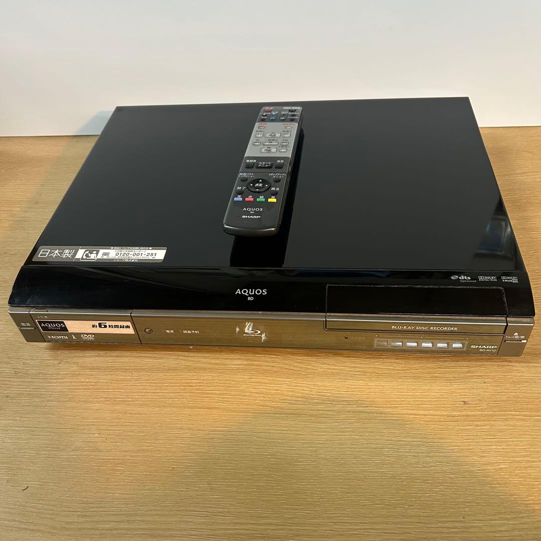 動作未確認　ブルーレイ・ディスクレコーダー　SHARP BD-AV10 欠品あり