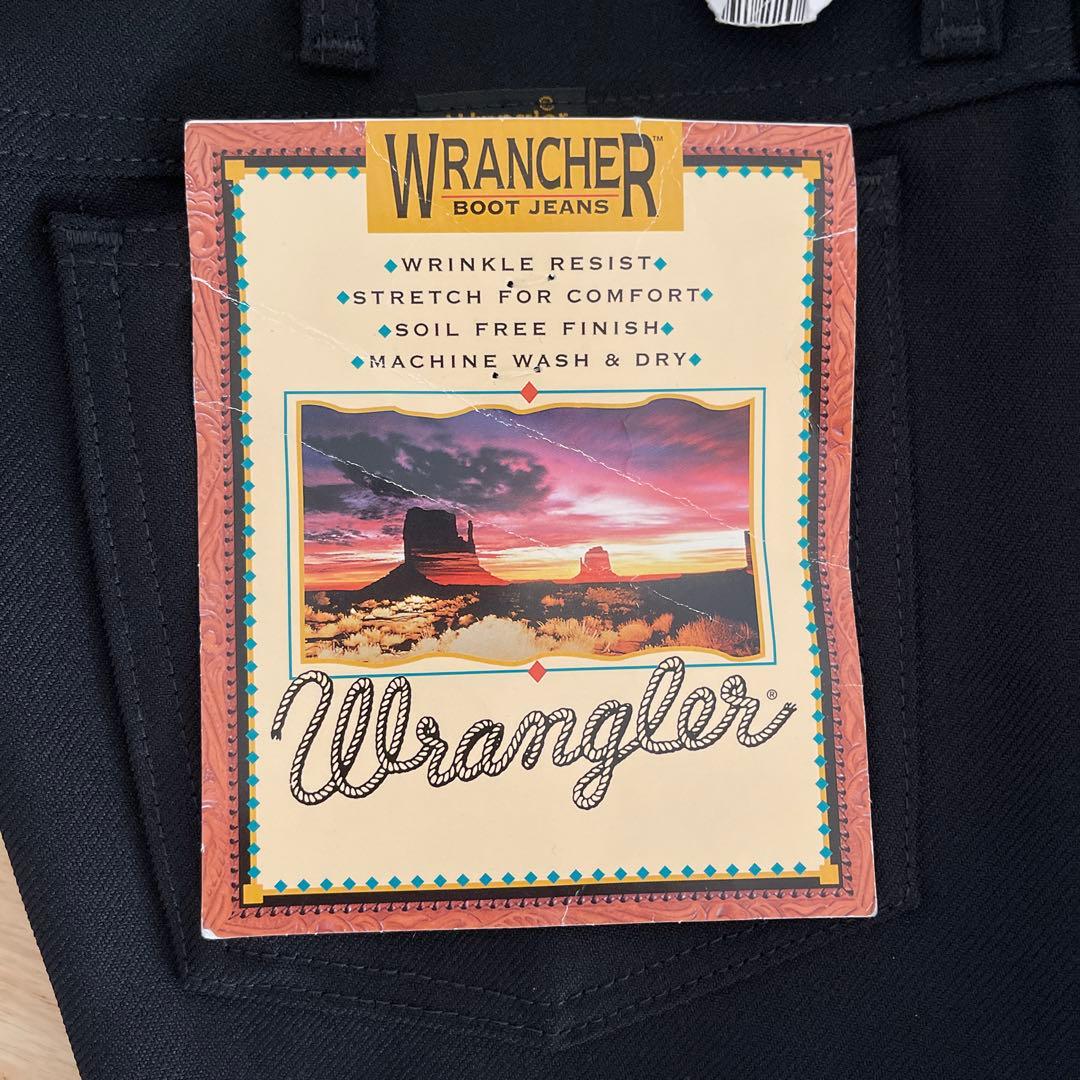 デッドストック　ラングラー　ランチャーパンツ　ブラック　34×34