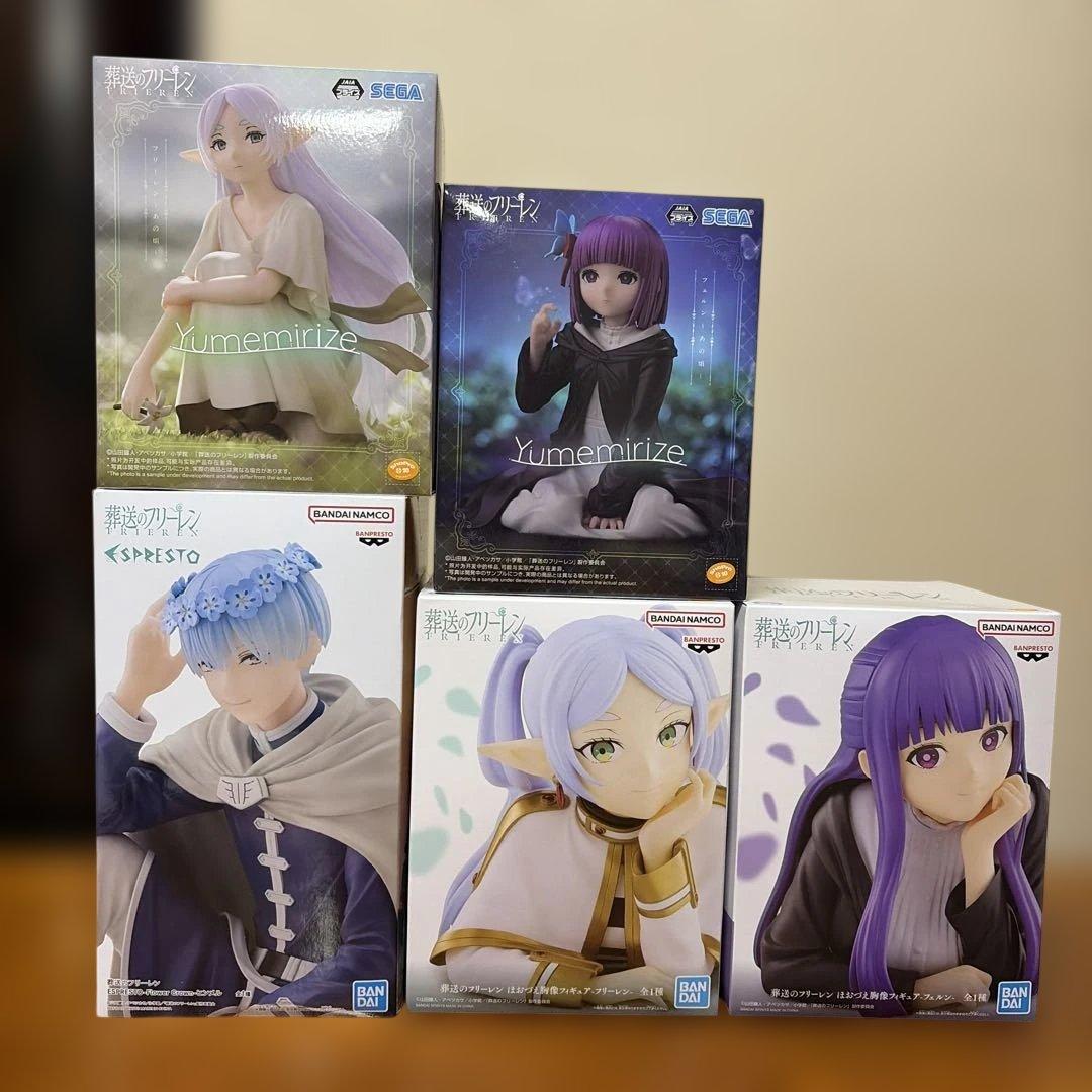 葬送のフリーレン　Flower Crounヒンメル・フリーレン・フェルン5体