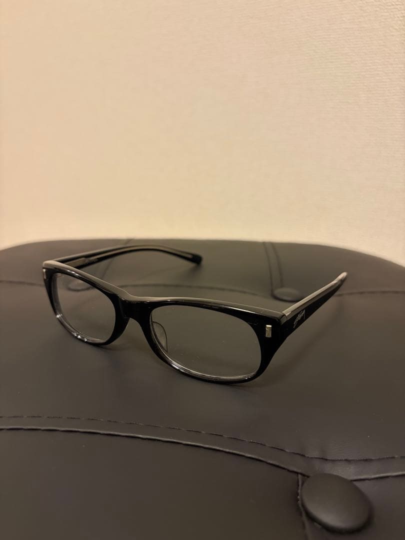 美品】old stussy michaelサングラスメガネ　純正クリアレンズ