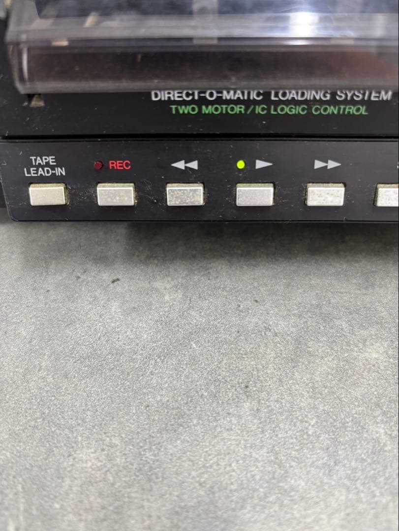 【SANSUI/山水/サンスイ】カセットデッキ 型式：SC-55※通電確認OK