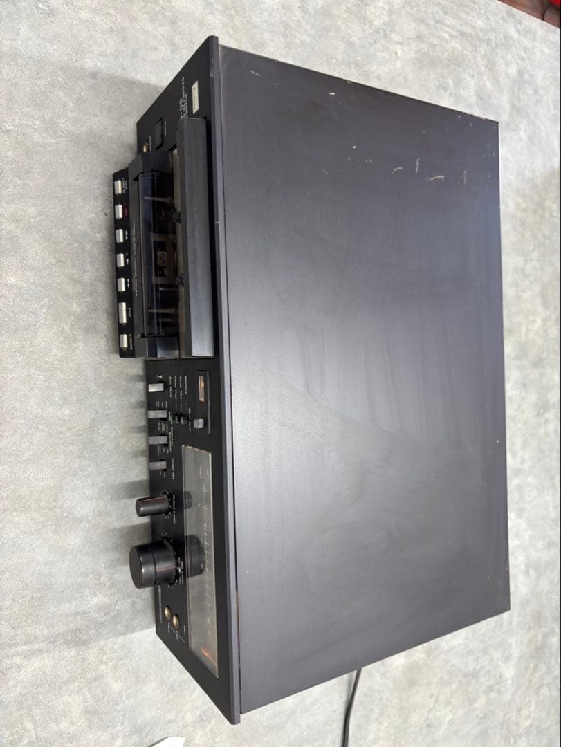 【SANSUI/山水/サンスイ】カセットデッキ 型式：SC-55※通電確認OK