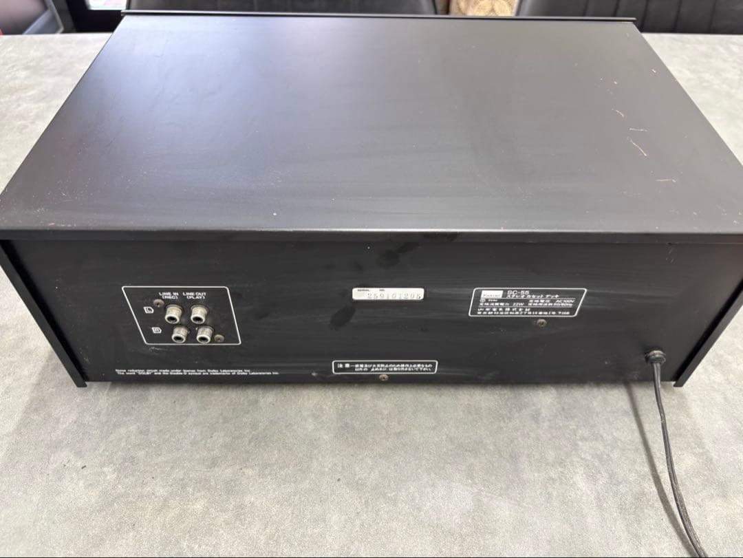 【SANSUI/山水/サンスイ】カセットデッキ 型式：SC-55※通電確認OK