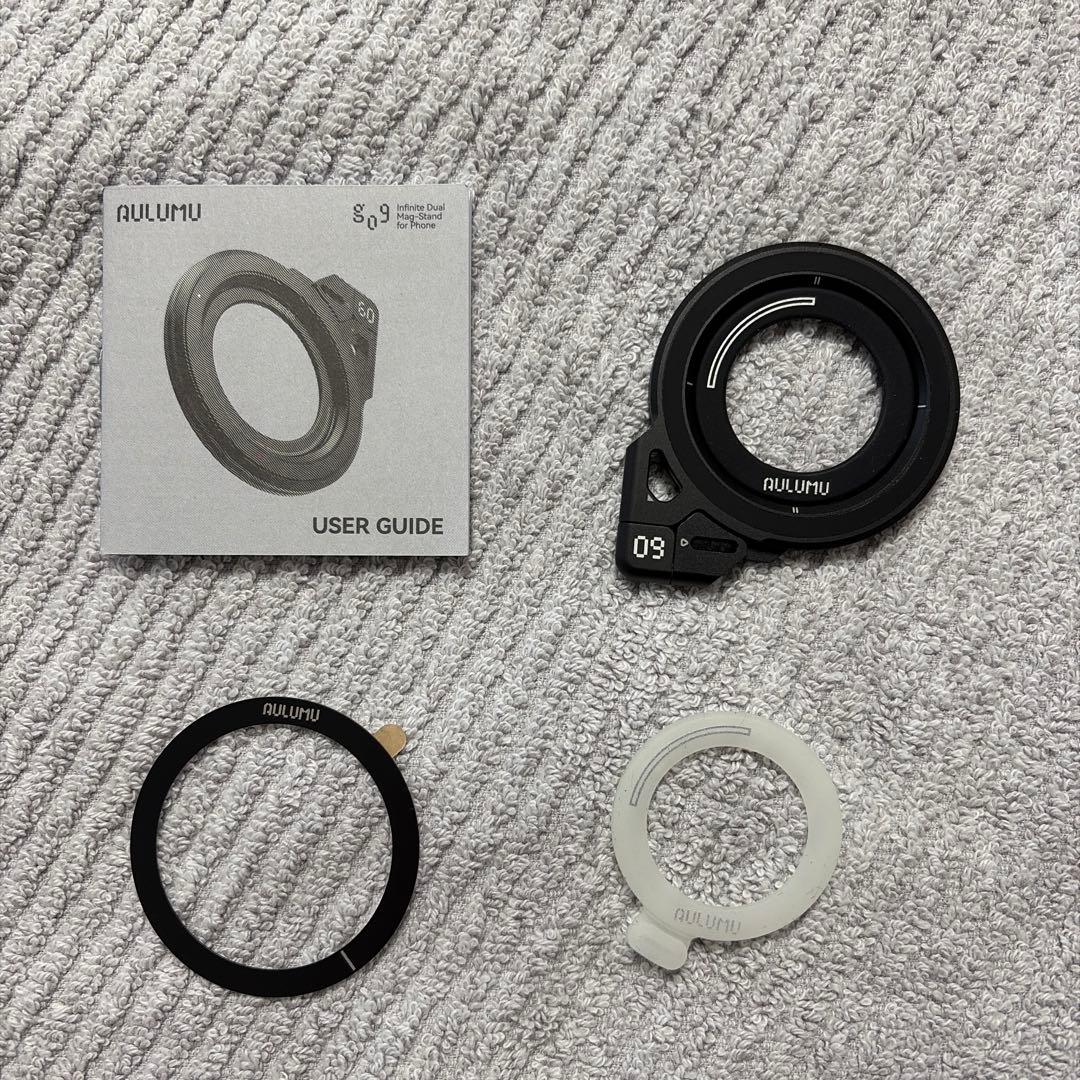 AULUMU iPhone Air用ケース & リングスタンド セット