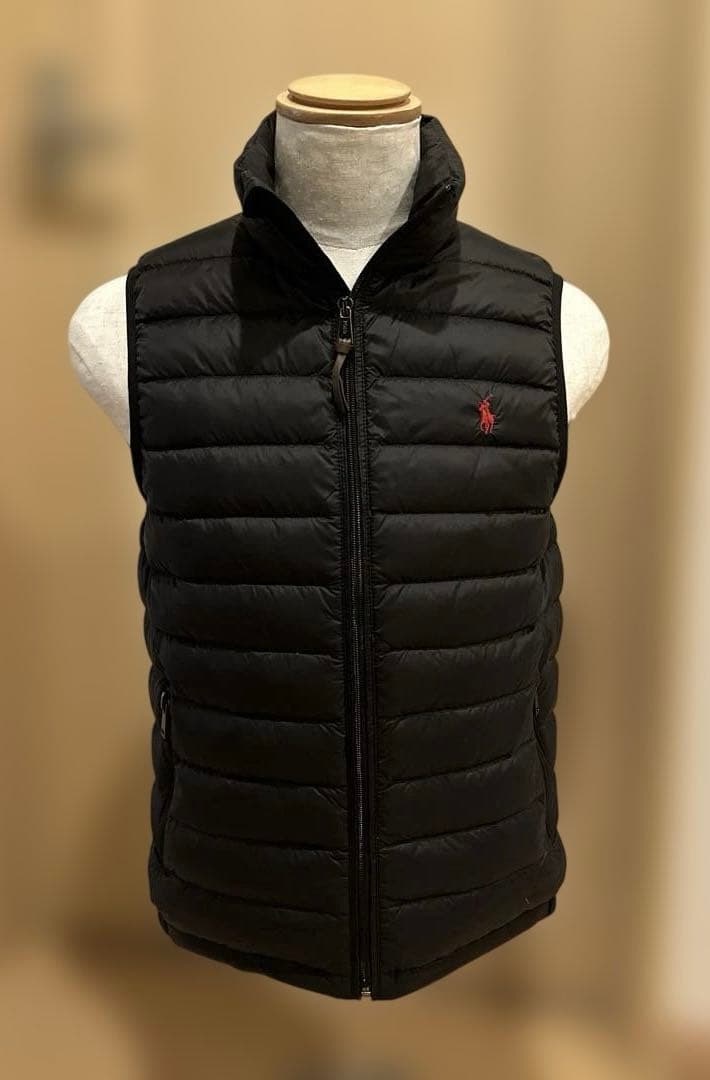 POLO RALPH LAUREN ダウンベスト XS ブラック　美品