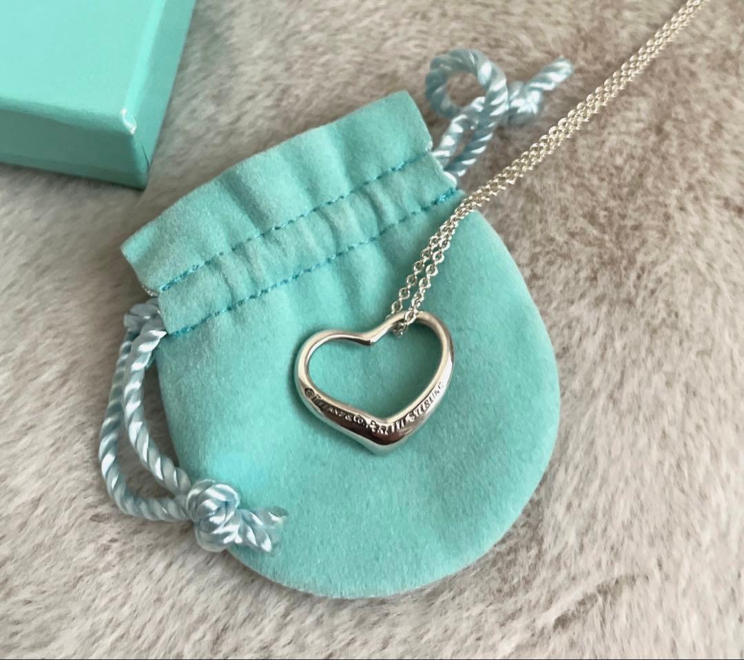 【美品・磨き済】ティファニー エルサペレッティ オープンハート SV925