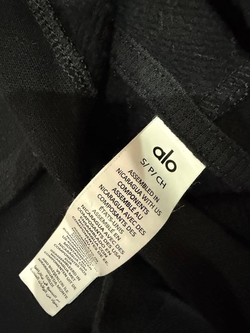 Alo yoga Accolade Hoodie Sサイズ ブラック