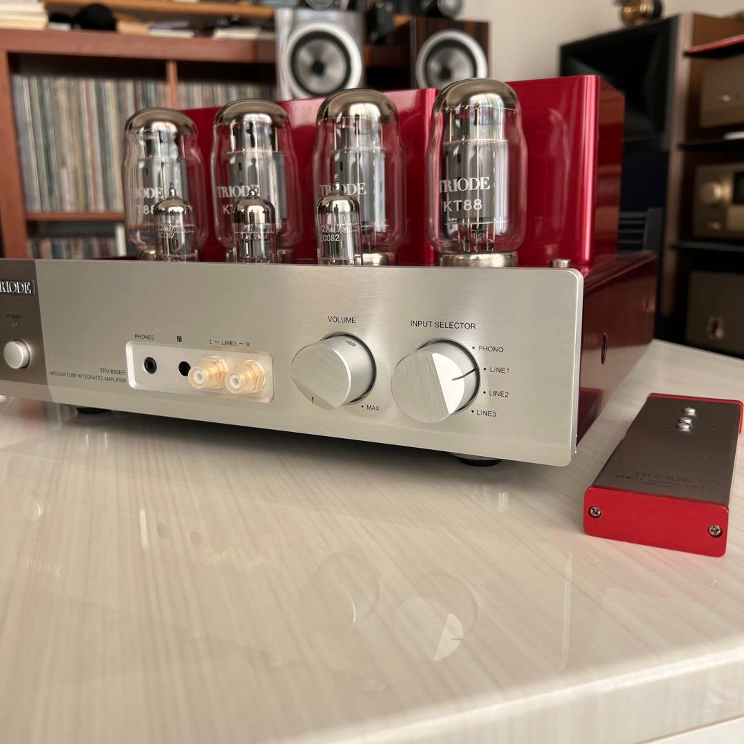 TRIODO TRV-88SER（KT88AB級プッシュプルプリメインアンプ）