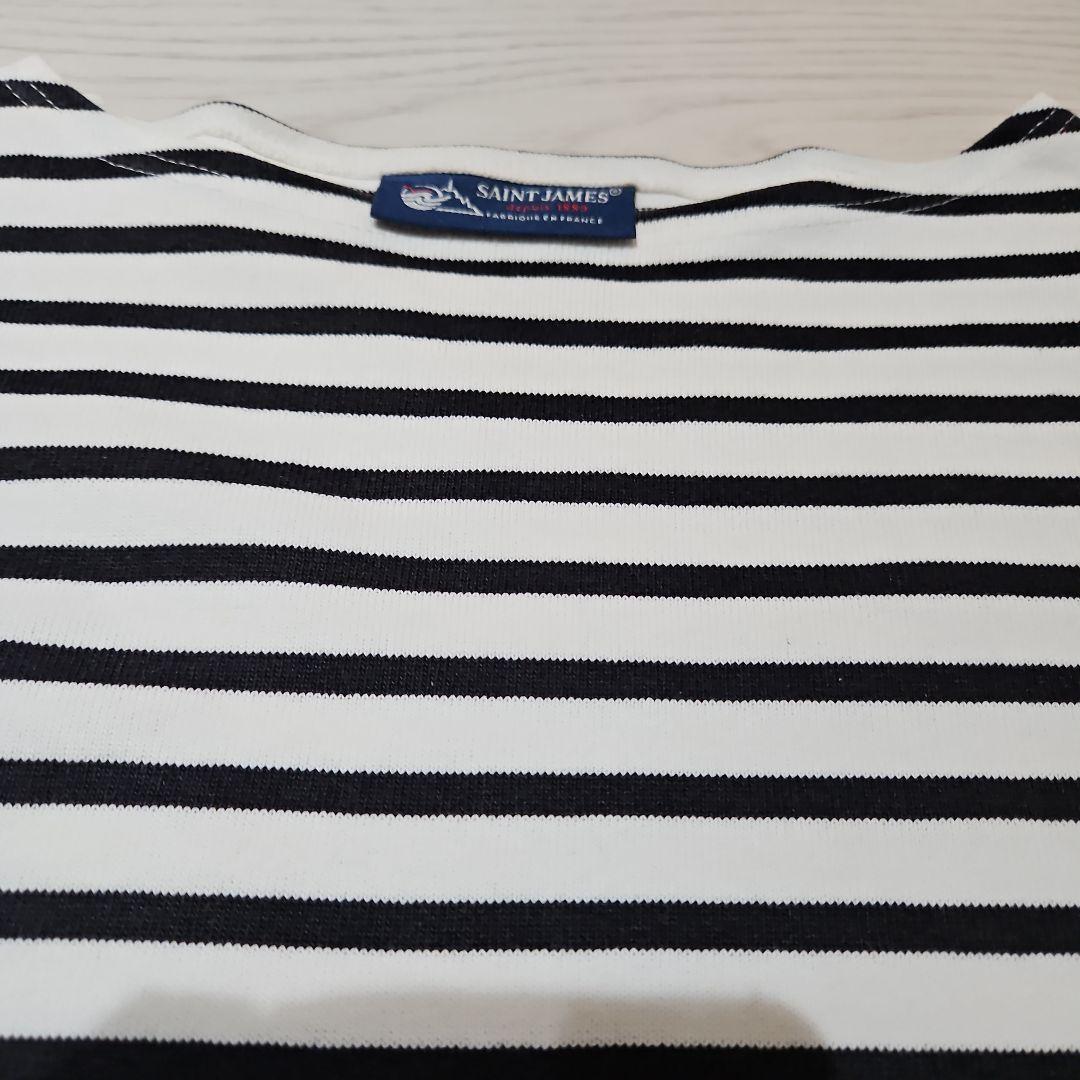 人気⭐美品　セントジェームス　ウエッソンT4サイズ　ホワイト×ブラック