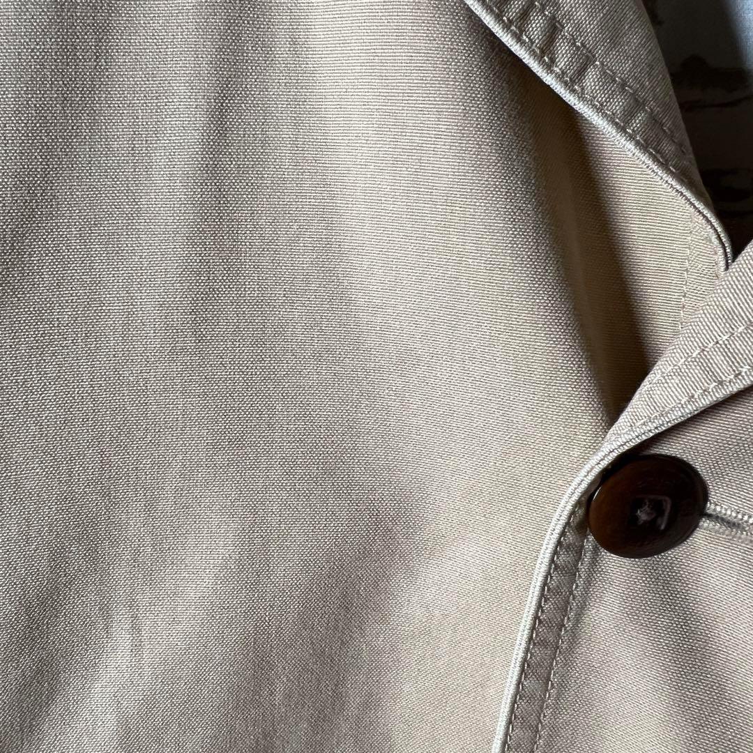 LLBean カバーオール ハンティングジャケット 襟コーデュロイ 裏地総柄XL