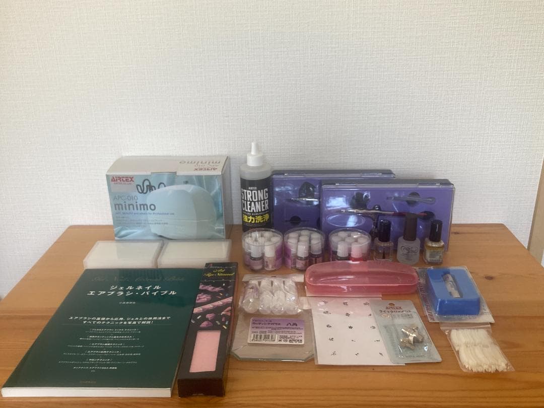 ★エアブラシ & ネイルアートセット★ARITEX minimo コンプレッサー