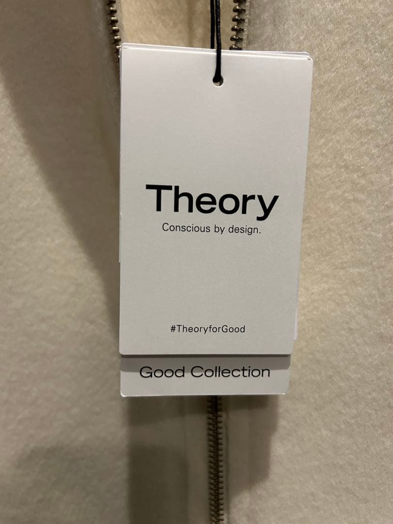 新品　Theory フーディー ベスト ジレ アイボリー