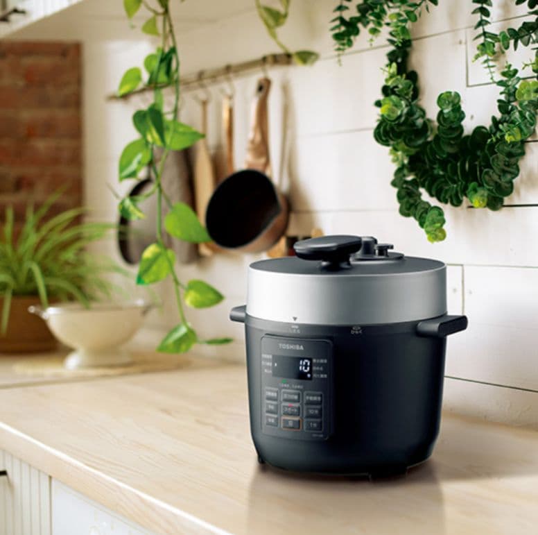 【新品・未使用】TOSHIBA 電気圧力鍋 RCP-30R ブラック