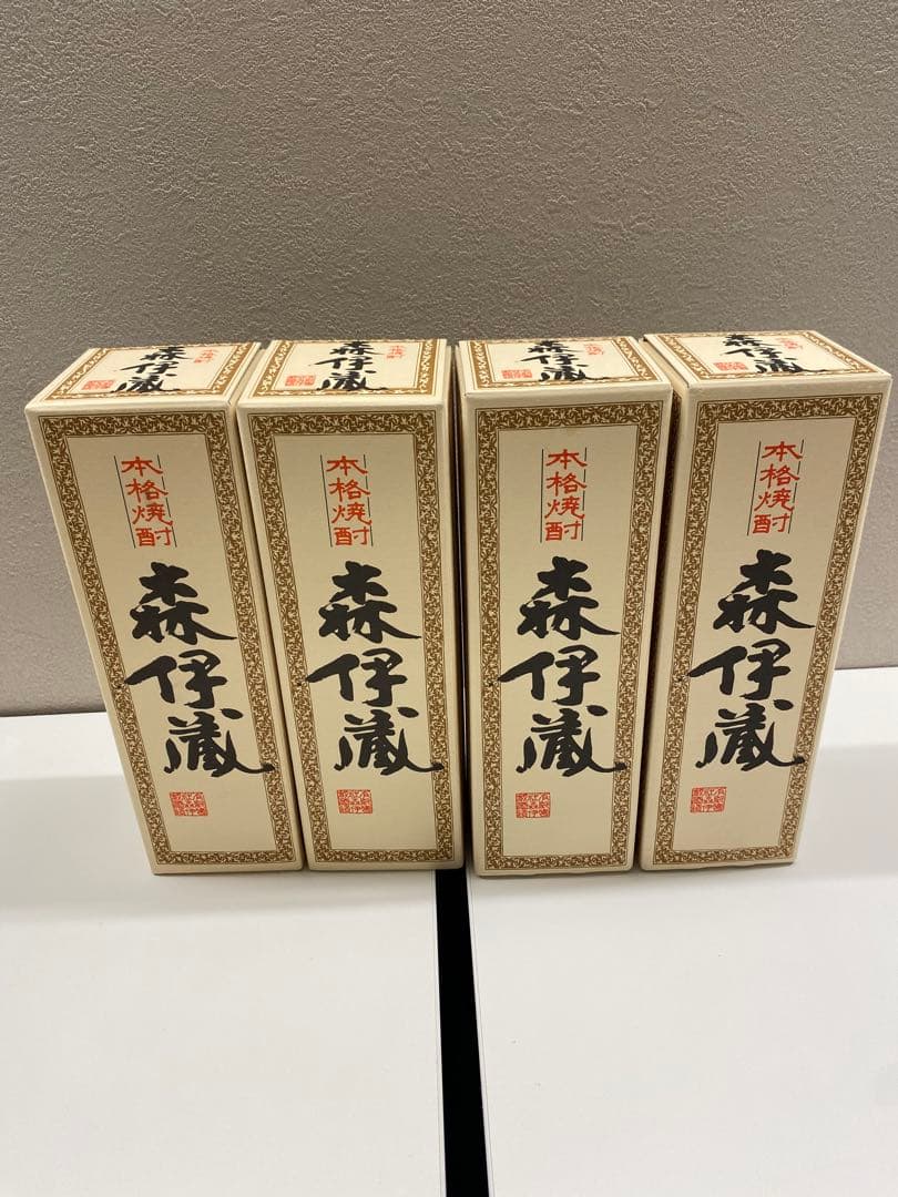 【新品・未開封】JALの機内で購入した森伊蔵　720ml × 4本