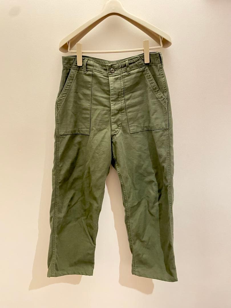 70's 米軍実物 OG-107 フェード感雰囲気最高！ベイカーパンツ W34