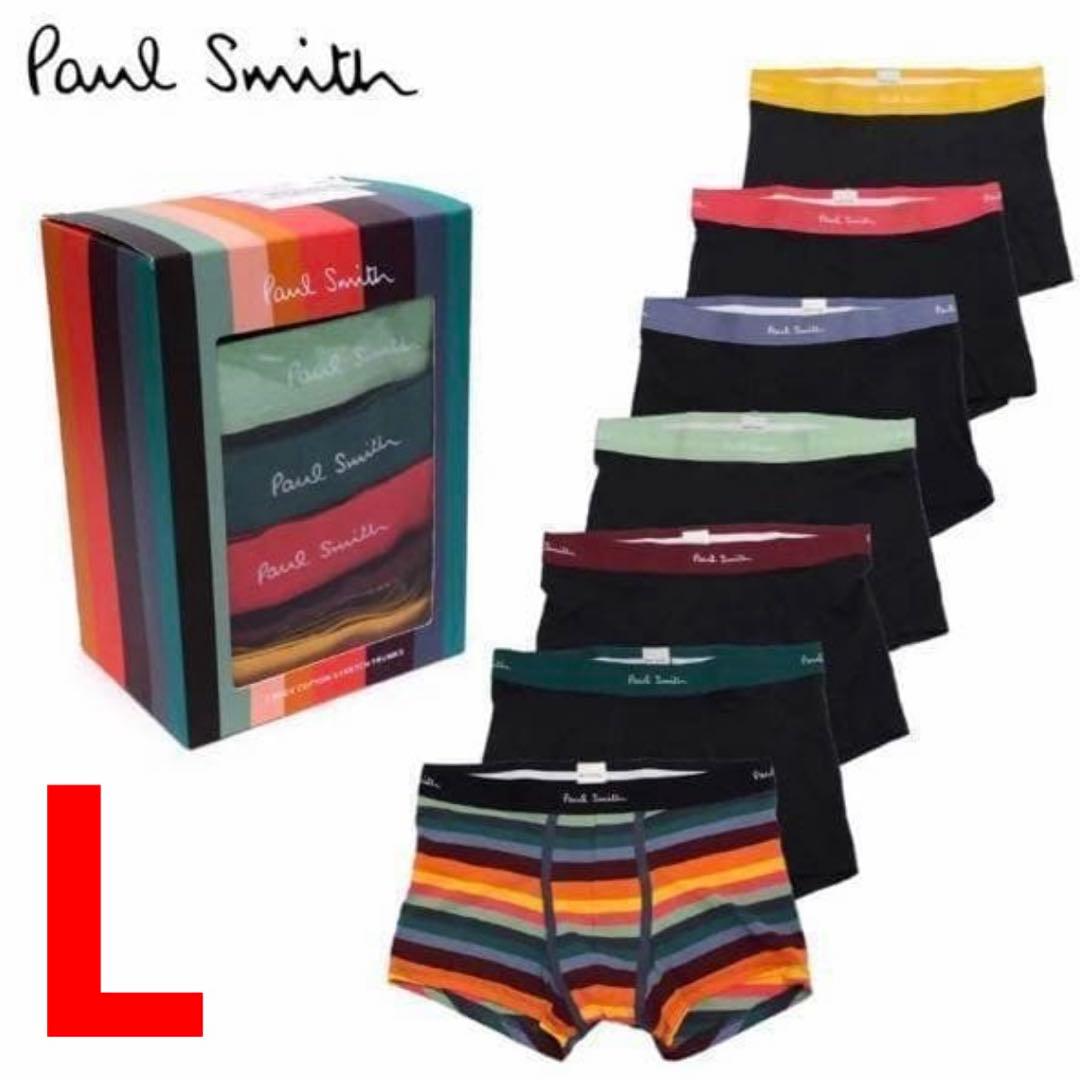 お買い得SALE✌️ポールスミス　ボクサーパンツ7枚組　Lサイズ　プレゼントに