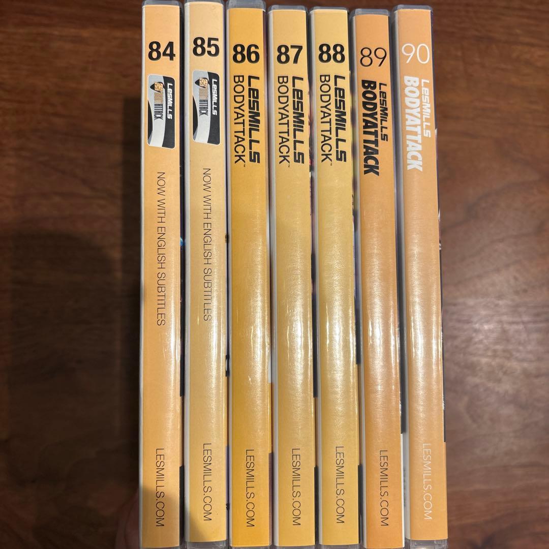 レスミルズ BODYATTACK 84-90 CD•DVDセット