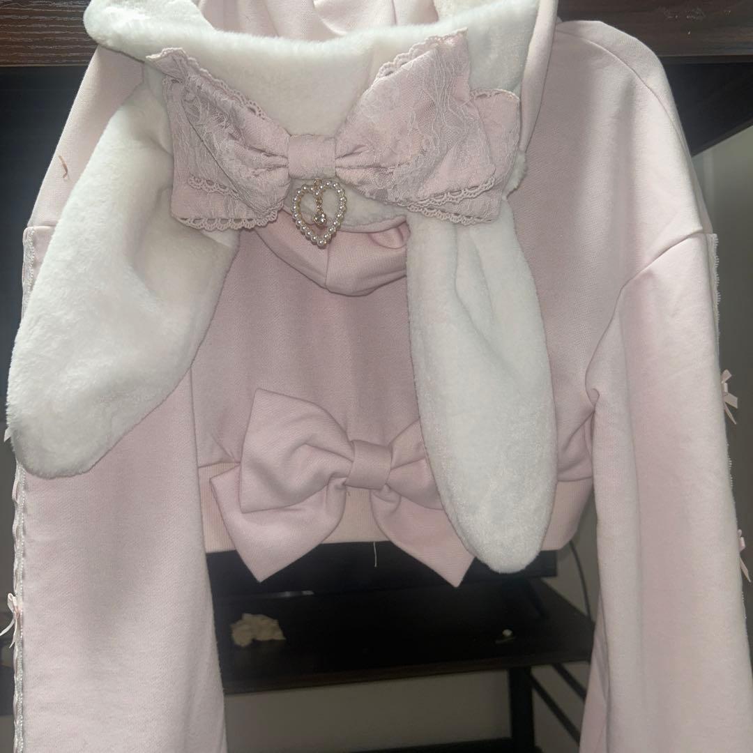 リズリサ うさみみ メニーリボンパーカー