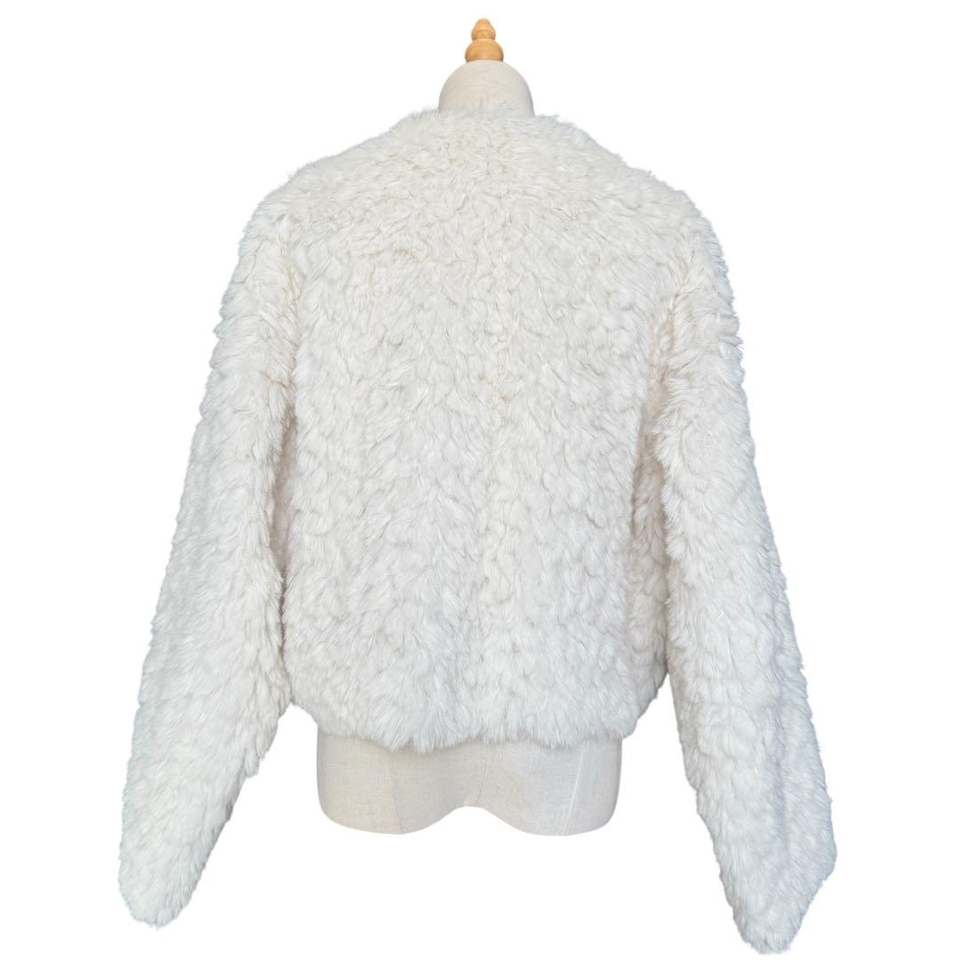 極美品✨ FURFUR ファーファーリバーシブルエコファーブルゾン 24秋冬