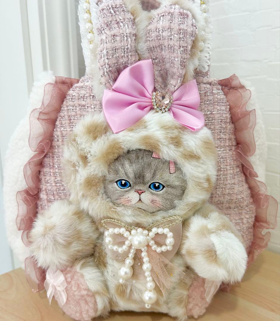 あ*こ様 コヤンイサムチョン ルミちゃん ウサギ耳 ファートートバッグ