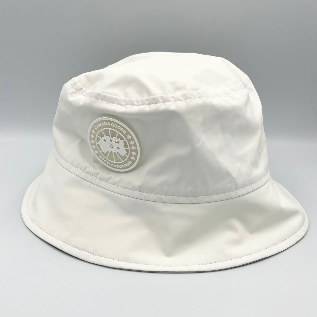 【極美品/現行】カナダグース　バケットハット　リバーシブル　グレー×ホワイト