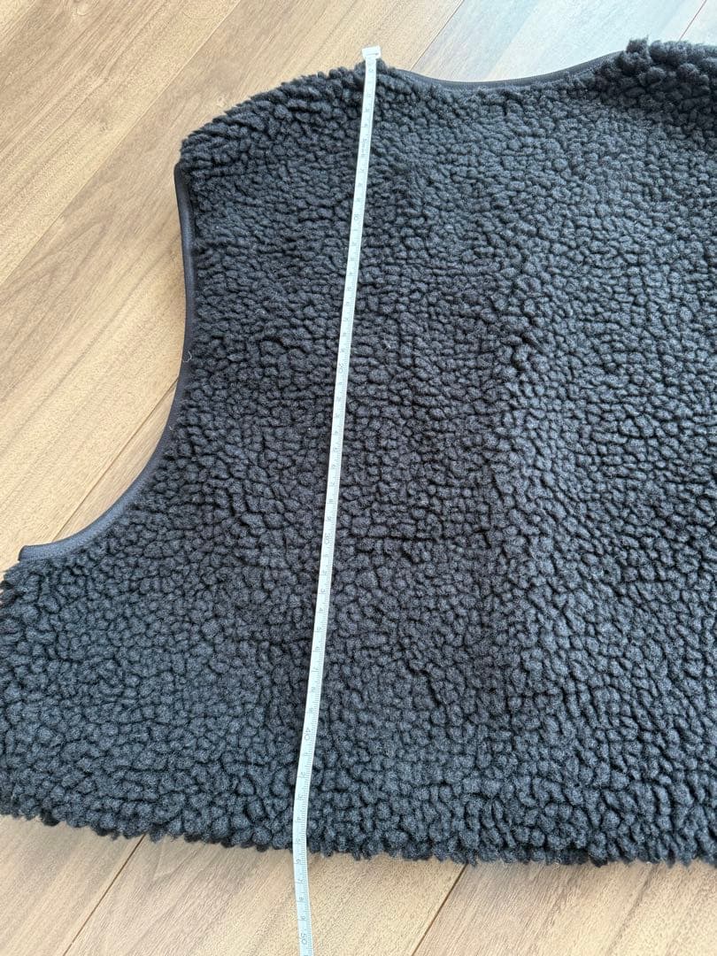 HYKE ハイクフェイクシアリング ボアベスト日本製極美品