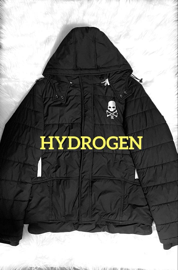 HYDROGEN ブラック ダウンジャケット XL