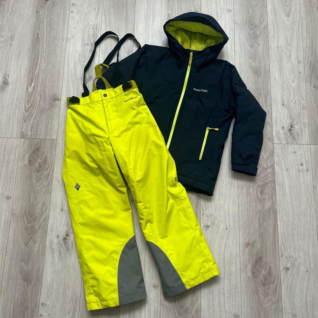 モンベル　スキーウェア上下　140