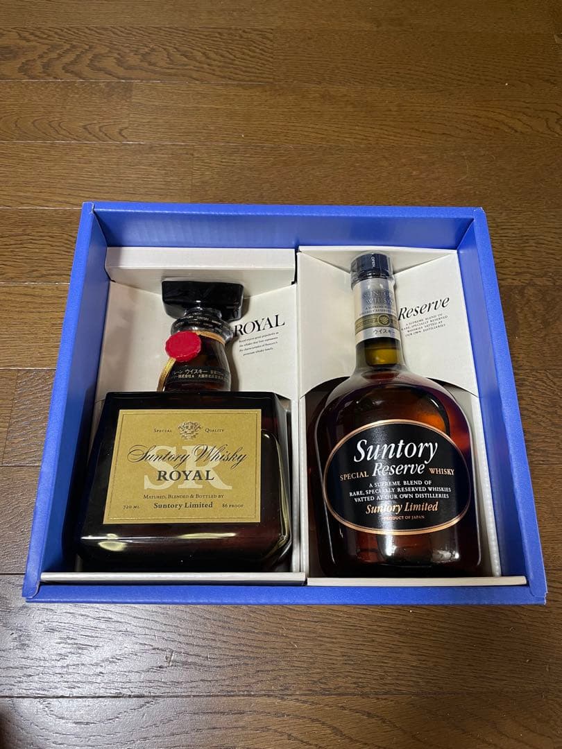Suntory  & Reserve 2本セット ギフトボックス