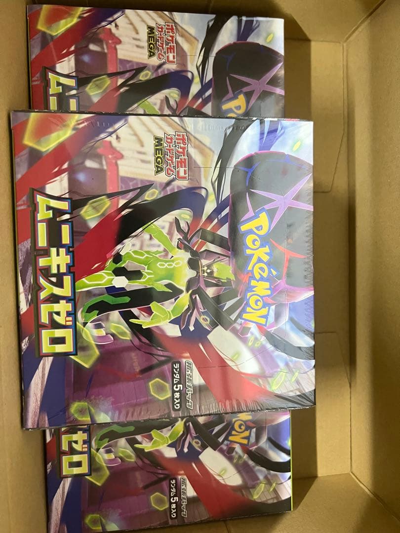 ポケモンカードムニキスゼロ3BOXシュリンク付き