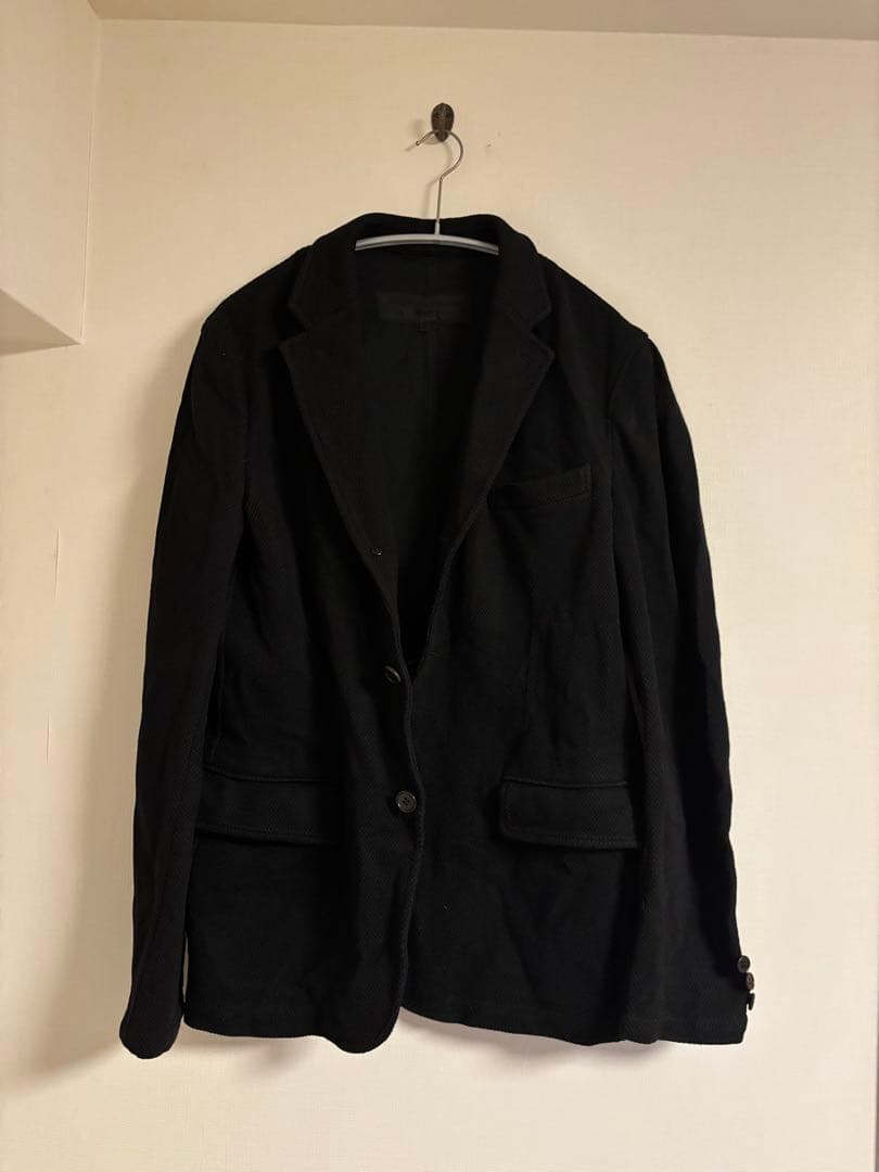 コムデギャルソンオム　ポリエステル縮絨ジャケット