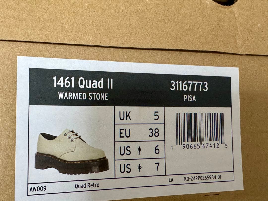 新品未使用 Dr. Martens 1461 Quad II 24センチ