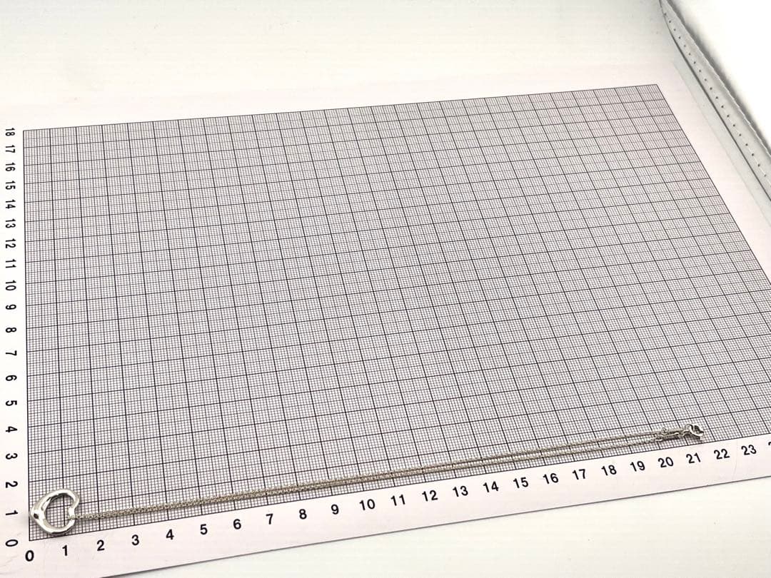 c961 美品　ティファニー　オープンハート　ネックレス　シルバー　925