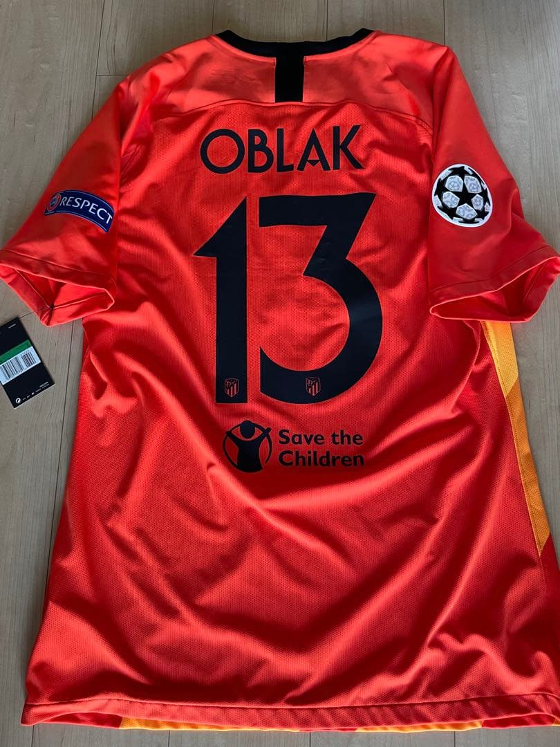 アトレティコマドリード　ヤンオブラク　オーセンティックユニフォーム