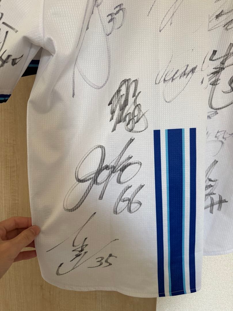 横浜DeNAベイスターズ サイン入りユニフォーム　Mサイズ