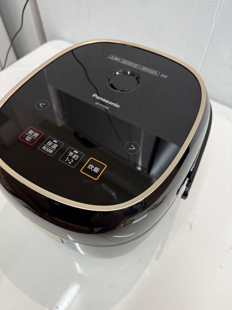 Panasonic IHジャー炊飯器 SR-KT068 0.63L 備長炭釜
