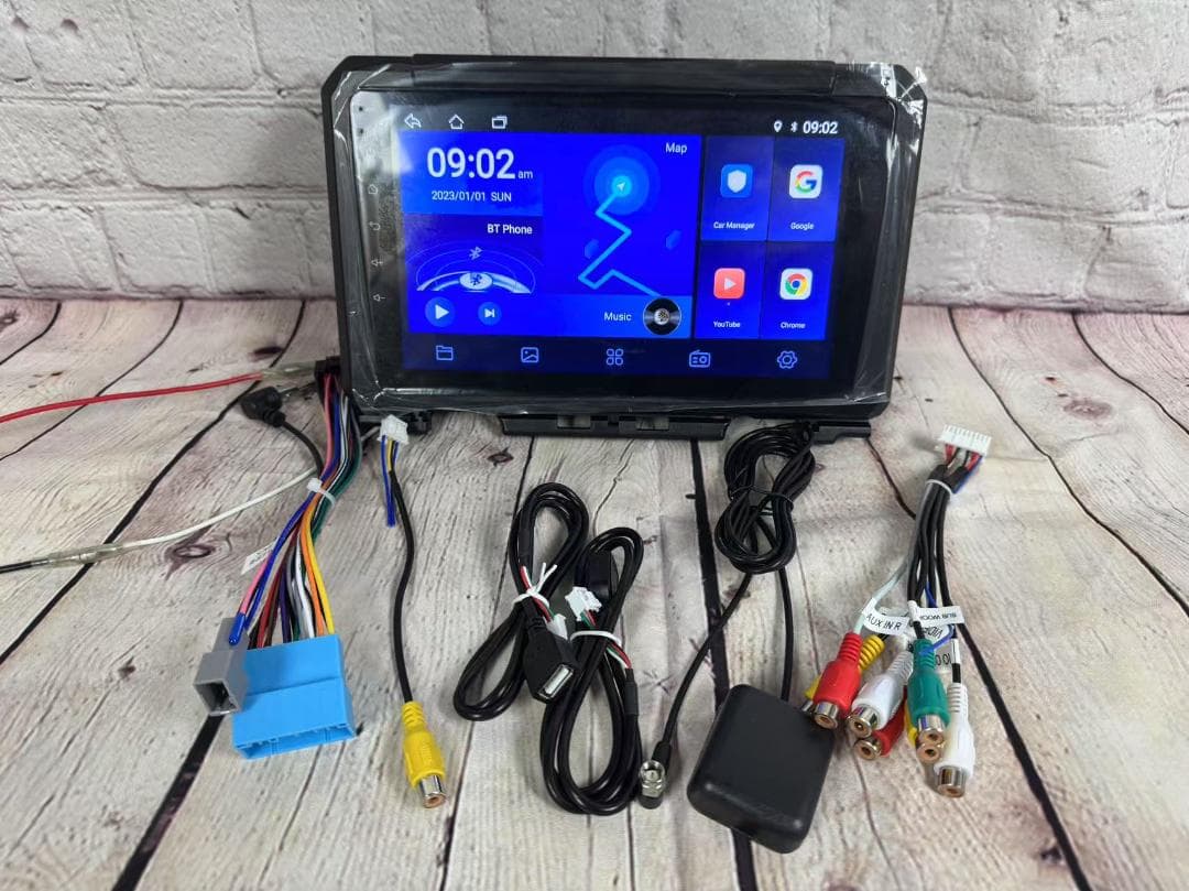 JB64 ジムニー JB74 シエラ 用　9インチ アンドロイドナビ カープレイ