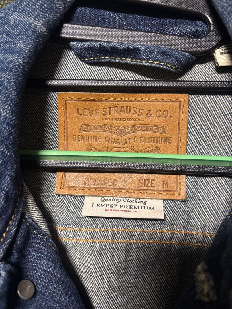 LEVI'SPREMIUMTYPE I トラッカージャケットビッグE セルビッジ