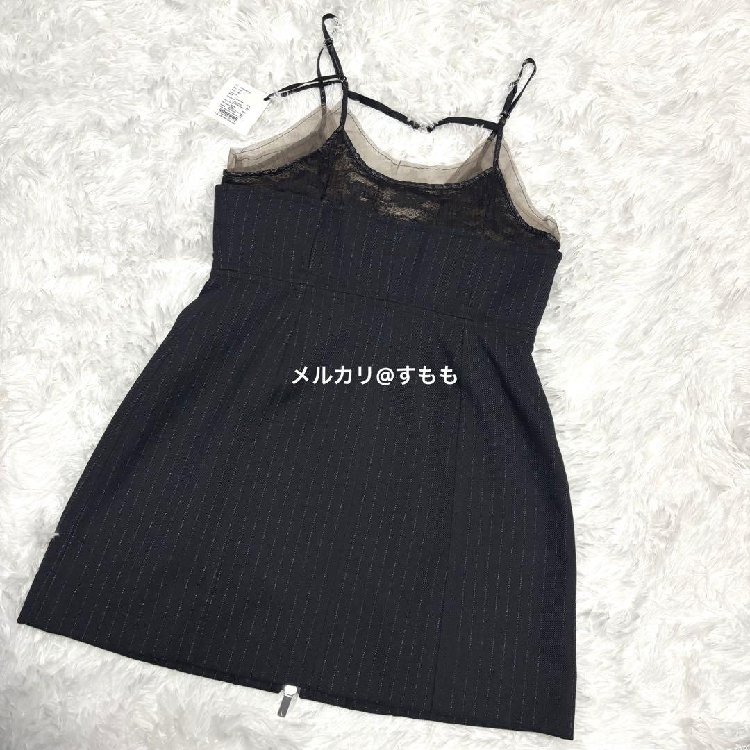 新品タグ付 プランクプロジェクト 23AW レースコンビビスチェ ブラック