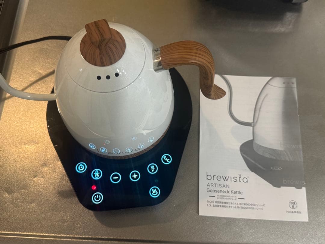 Brewista 電気ケトル 木目調
