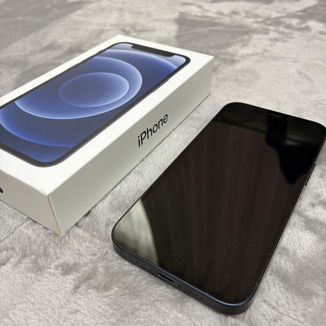 まつ様【超美品・箱/付属品完備】iPhone 12 mini ブラック 64GB