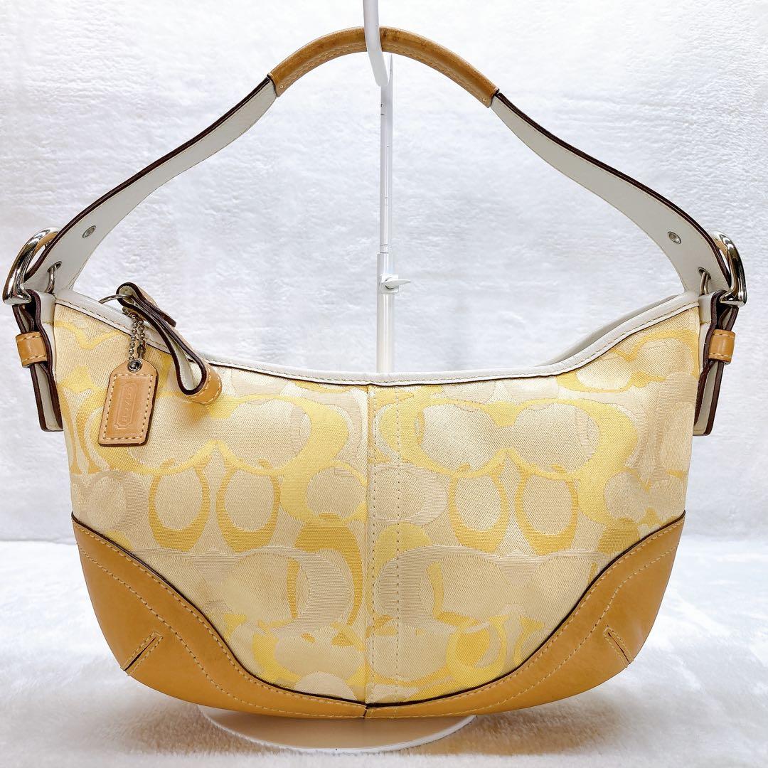 バッグ Coach Soho Hobo Shoulder Bag yellow rare