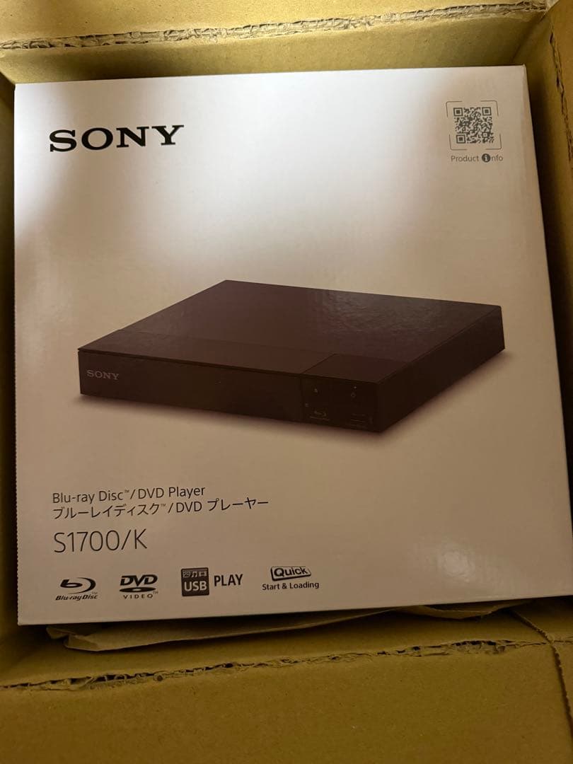 SONY（ソニー） ブルーレイディスク/DVDプレーヤー BDP-S1700/K
