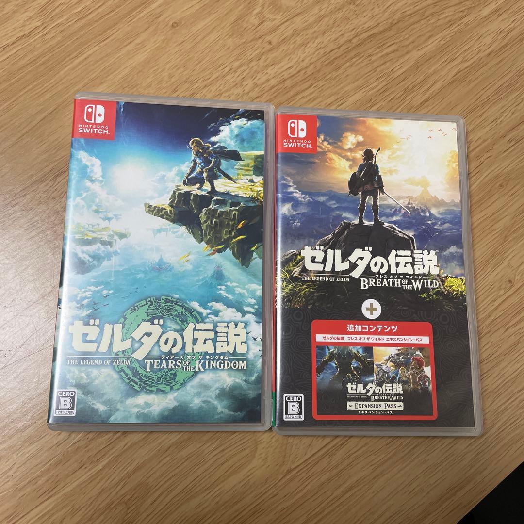 ゼルダの伝説 スイッチ2作品セット ブレスオブザワイルド+エキス、ティアキン