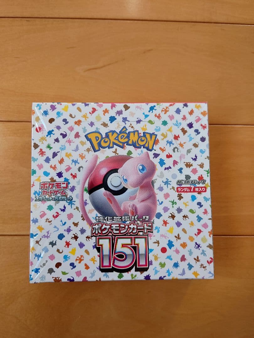 新品未開封シュリンク付ポケモンカード 151 1箱