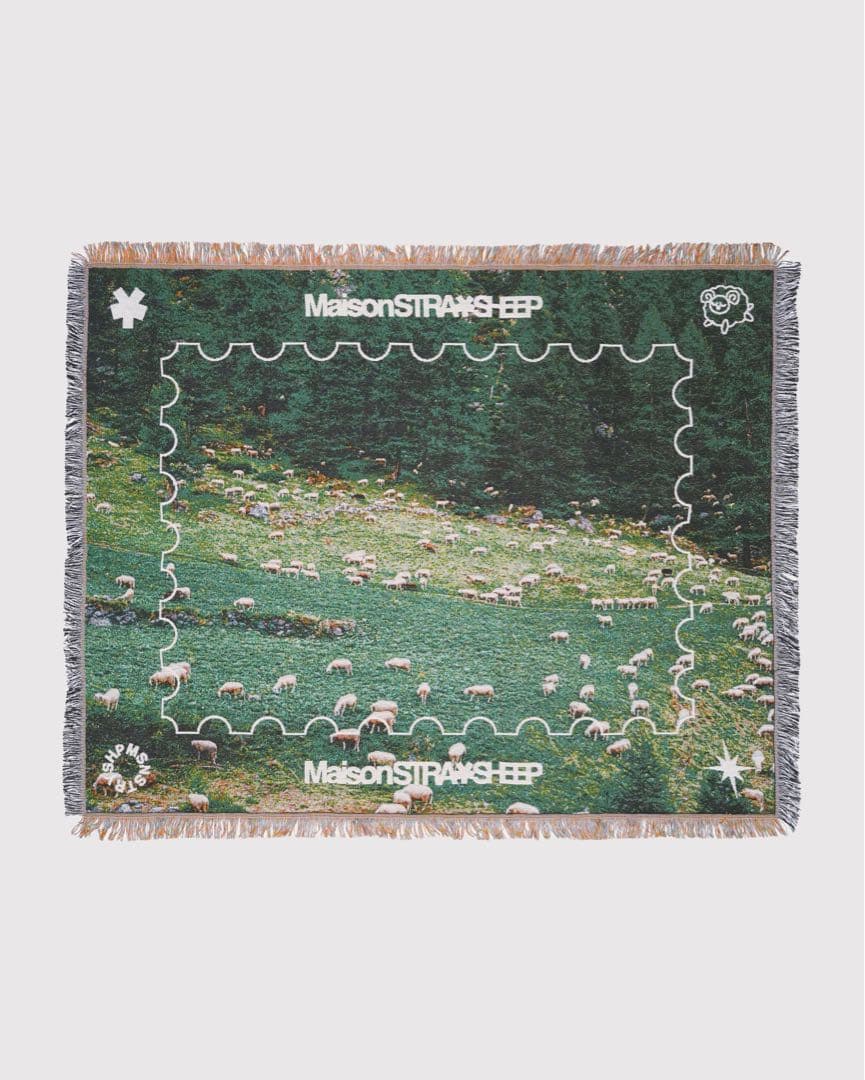 ラグ・カーペット Maison STIRANSHEEP STRAYSHEEP RUG GREEN